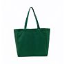 Women Large Eco Organic Blank Grocery Muslin 12Oz Calico Cotton Canvas Beach Shopping Tote Bag with Printed Logo
