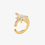 Women Pearl Ear Cuff Earring Bohemian Natural Freshwater Circle Small Clip on Earring No Piercing Fake Cartilage Earring