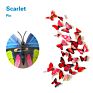 12Pcs One Pack 10 Colors Pvc Butterflies 3D Wall Sticker Home Decorations Refrigerator Decoration Wall Sticker Butterfly