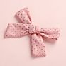 13 Colors Handmade Cotton Fabric Hair Bows Hair Clips for Girls Floral Plaid Knot Hairpins Baby Shower Gift