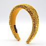 13 Multicolor 45Mm Wide Sponge Crystal Hair Bands Padded Hair Hoop Rhinestone Headbands for Girls Women