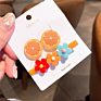 14 Pcs/Set Girls Lovely Colorful Fruit Flowers Butterfly Hairpin Cartoon Kids Hair Clips Set Hair Accessories
