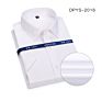 25 Short Sleeve Options 100% Cotton Rts Men's Business Formal Shirt Non Iron Dress Shirt for Men