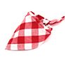 Adjustable Pet Washable Triangle Plaid Pet Bandanas Dog Scarf Bandana