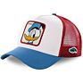 Anime Cartoon Mickey Donald Duck Embroidery Patch Snapback Men Women Hip Hop Cotton Baseball Cap Mesh Hat Trucker Hat