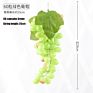 Artificial Grape Bunch Fake Grapes Vine Plastic Raisins Leaf Rattan Fruit Props Indoor Ceiling Decor Grape Leaves Artificial