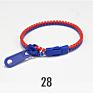 Blues Promotion Simple Double Colors Easter Basket Stuffers Fidget Toys Plastic Resin Zipper Bracelet for Children