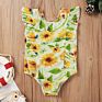 Leopard Baby One-Piece Swimsuit Bathing Kids Girls Tankini Swimwear