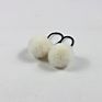 Cute Little Girls' Pompom Hair Ties Faux Fur Pom Pom Elastic Hairband Hair Ropes Hair Accessories