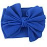 Cute Silk Solid Headband Bow Tie Baby Nylon Headband Hair Accessories Headwrap for Babies