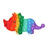 Design Animal-Shaped Fidget Toy Rainbow Push Bubbles Fidget Sensory Toy Silicone Sensory Educational Toy