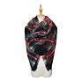 Fall Thick Tartan Scarf Oversized Blanket Soft Warm Shawl Classic Plaid for Women