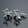 French Men's Shirt Metal Brass Enamel Cufflinks Animal Butterflies Turtle Fish Dog Penguin Lobster Cuff Links