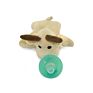 Funny Stuffed Plush Animal Baby Pacifier Holder Toy with Clip Detachable Elephant Monkey Pacifier Toy