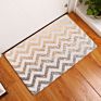 Geometry Pattern Cobblestone Door Mat Marble Semicircle Shiny Front Door Rugs Gold Powder Zigzag Homeware Diamond Large Sponge