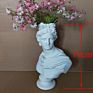 Gothic Resin David Head Resin Sculpture Penholder for Model Home