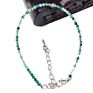 Handmade Gemstone Bracelet 2Mm Small Crystal Faceted Natural Gem Stone Beaded Adjustable Bracelet for Women Jewelry