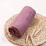 Indoor Versatility Baby Swaddle Blanket Muslin Breathable Organic Cotton Baby Receiving Swaddles