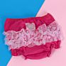 Infants Ruffle Diaper Cover Baby Ruffle Bloomer Shorts Diaper Nappy Cover Bloomers for Baby and Kids