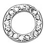 Initial Pave Clear Gem Dangling Alphabet Letter Surgical Steel 14G Navel Belly Button Ringsbody Piercing Jewelry