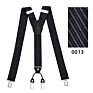 Kaidvll Pattern Design Y Back Adjustable Clip Promotional Leather Suspenders