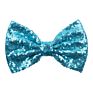 Larger 7" Messy Sequins Children Hair Bow without Clip Diy Hair Accessories for Girl Glitter Bow for Headband