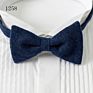 Last Design Mens Tuxedo Wool Bow Ties for Men Handmade