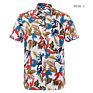 Latest Design Print Short Sleeve Cotton Hawaii Men Shirts