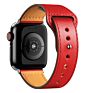 Leather Strap Single Loop without Buckle for Apple Watch Band