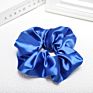 Lovely Silk Hair Scrunchies Fabric Hair Accessories Solid Color Rubber Band Satin Hair Scrunchies