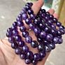 Luxury Feng Shui Rose Quartz Jade Stone Bead Bracelets Simple Men's Natural Gems Stone Healing Crystal Bracelet