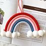 Macrame Designed Rope Rainbow Wall Hanging Decor