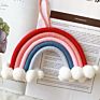 Macrame Designed Rope Rainbow Wall Hanging Decor