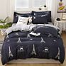 Minimalist Business Style Men's Bedding Moisture Absorption Bed Sheet Duvet Covers