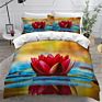 Modern Flower 3D Printing Bed Cover Bedding Set Comforter Bed Set Comforter Sets Bedding Luxury