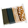 Muslin Blanket Happyflute 4Pcs/Pack Muslin Baby Bibs Cotton 2 Layer Burp Cloth Cute Scarf 60*60Cm