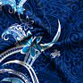 Polynesian Samoan Tribal Design Digital Printing 100% Polyester Fabric