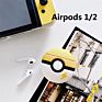 Protective for Airpods Cover 1 2 3D Lovely Pokemon Design Shockproof Silicone for Airpods Cases Pro for Apple Air Pod