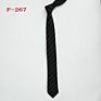 Skinny 6Cm Adult Neck Tie Black Navy Narrow Classic Neck Ties Plaid Cotton Ties