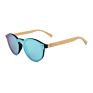 Sun Glasses Bambu Plastic Frame Bamboo Temple Sunglasses