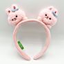 Theme Park Black Spider Hairband Plush Headband for Halloween