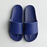 Unisex Slipper Indoor Outdoor Sliders Sandal, Light Orange Blank Color Sandals Pvc Slides