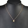 Vintage Boho Multi Layer Geometric Map Star Horns Metal Pendant Necklace for Women Collar