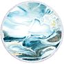 Wholeslae Designer Embossed Oversized Large Sublimated Printed round Beach Towels with Logo Print