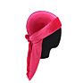 Women Men Plain Polyester Du Rags Turban Bigger and Thicker Plain Solid Velvet Durag Durags for Men