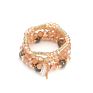 Yiwu Stylish Multi Leaves Glass Beaded Bracelet of Women Ethnic Style Lady's Charm Bracelets Jewelry