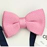 Youth Men Big Boys Formal Polyester Knit Men's Knitted Bow Tie Knitting Casual Tuxedo Bowties Knited Tie Solid Pre-Tied Bow Tie