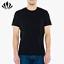 100%Cotton T-Shirt Blank Breathable Classic Men's Short Sleeve Tee