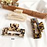 10.5Cm/4.2In 10Cm Cellulose Acetate Hollow Rectangle Hair Claw Clip Hair Clamp Ponytail Grip Tortoiseshell Hair Clips Claw Jaw