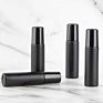 10 Ml Shipping Heavy Wall 10Ml Perfume Essential Oil Thick Frosted Color Matte Black Glass Roller Bottle with Roll on Ball